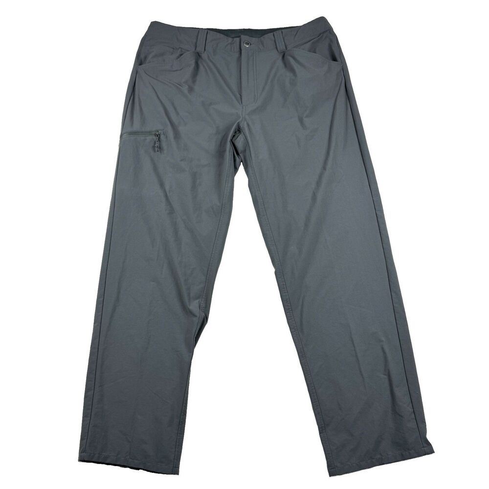 Patagonia Quandary Pants Mens 38x30.5 Nylon 50+UPF DWR Outdoor Hike Fishing Gray